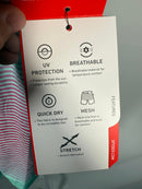 NWT SPYDER SWIM Men Size Large Double Ombre Stripe 9" E-Board Shorts Swim Trunks