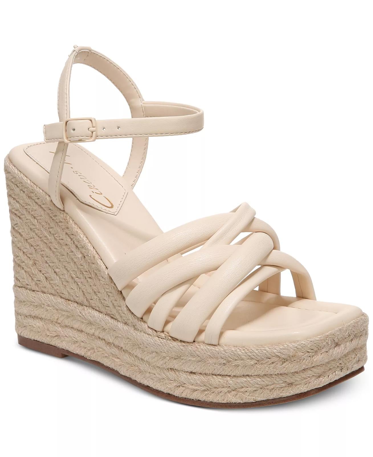 NWB Circus NY by Sam Edelman Irene Strappy Espadrille Platform Wedge Sandals 10
