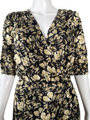 NWT The Kooples Twill Flowers Dress (French Size 2) $365 MRSP