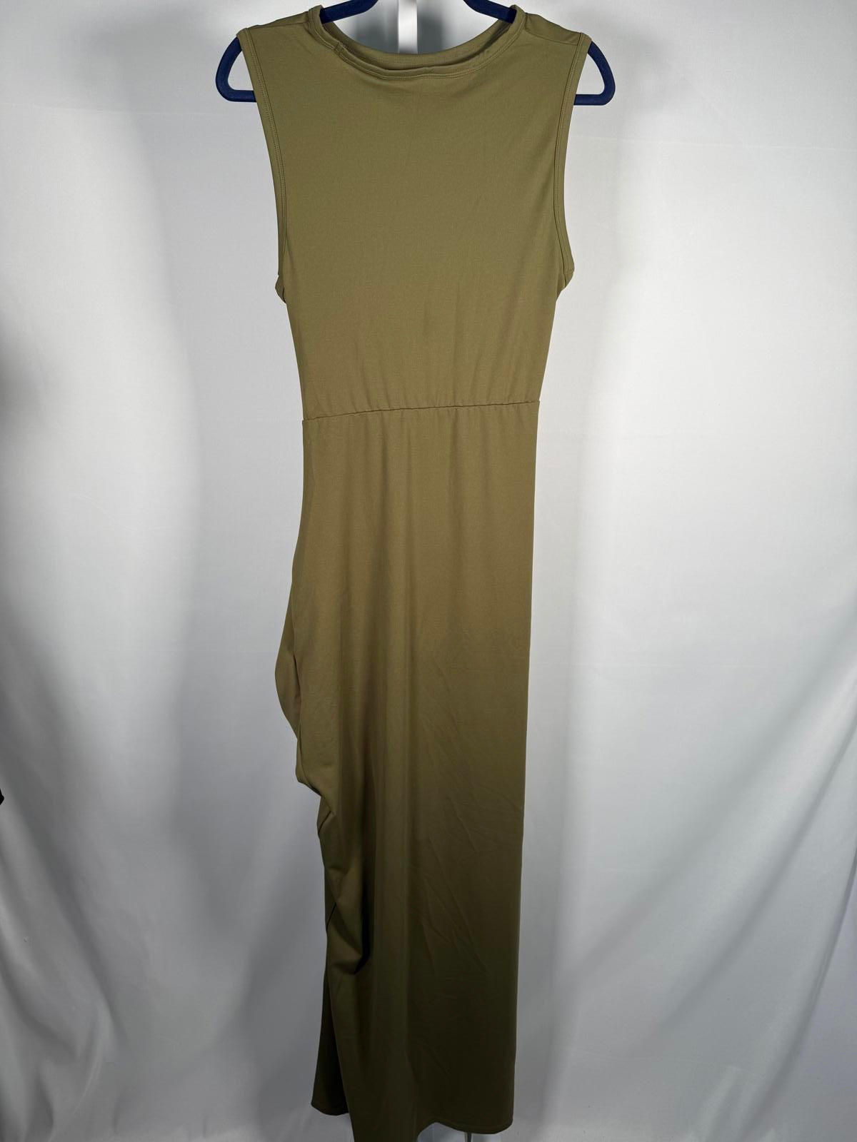 NWT Halara Capulet Midi Dress in Olive Size Large