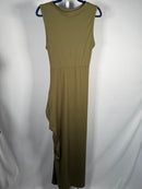 NWT Halara Capulet Midi Dress in Olive Size Large