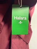 NWT Halara Adjustable Strap Backless Ruched Side Pocket Dress Amaranth M