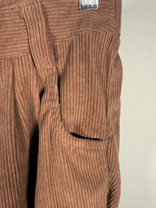 NWT Halara High Waisted Corduroy Casual Pants Cocoa Brown Size XS Petite