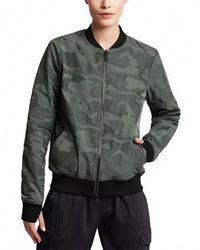 Blanc Noir Reversible Camo Print Bomber Jacket Size M