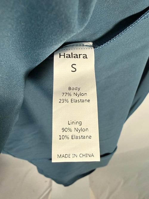 NWT Halara SoftlyZero Airy Crossover Ruched Lace Up Bodycon Dress Size Small