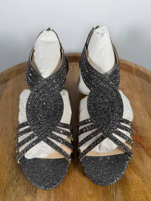 NWB Charter Club Womens Ginifur Faux Leather Casual Wedge Sandals Size 6M