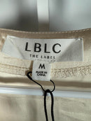 LBLC THE LABEL Cautilina Dress In Ivory Size M NWT