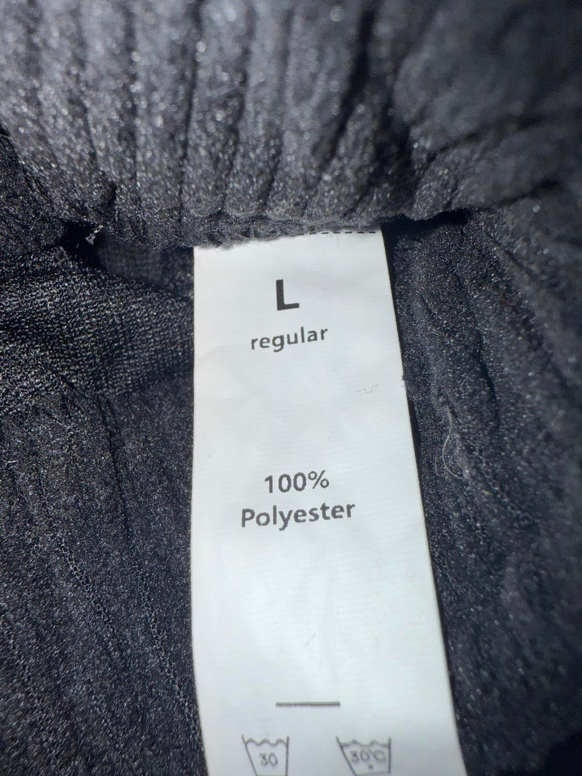 NWT Halara Mid Rise Pocket Straight Leg Corduroy Casual Pants Black Size L