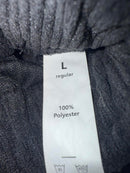 NWT Halara Mid Rise Pocket Straight Leg Corduroy Casual Pants Black Size L