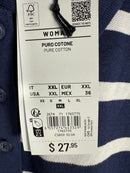 NWT Piombo Striped Pique Polo Shirt Size XXL