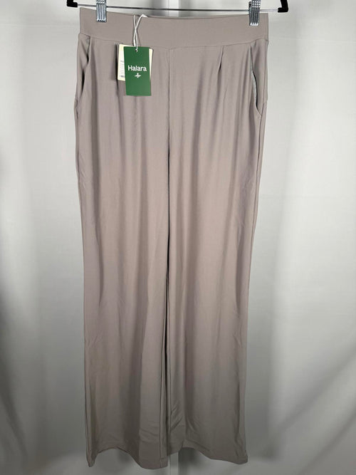 NWT Halara Flex Body Sculpt Waist-Slimming Wide Leg Micro Waffle Pant Small Tall