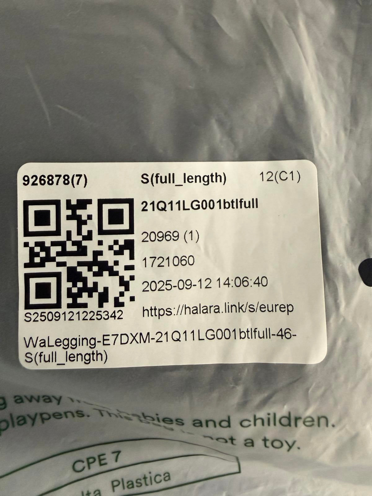 NWT Halara UltraSculpt Scrunch Butt Lifting Tummy Control Leggings Size S