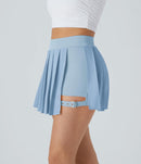 NWT Halara Breezeful Pleated 2-in-1 Adjustable Buckle Skirt Ballard Blue XS
