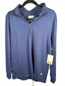 Feat Unisex Navy Roam Quarter Zip Size M NWT