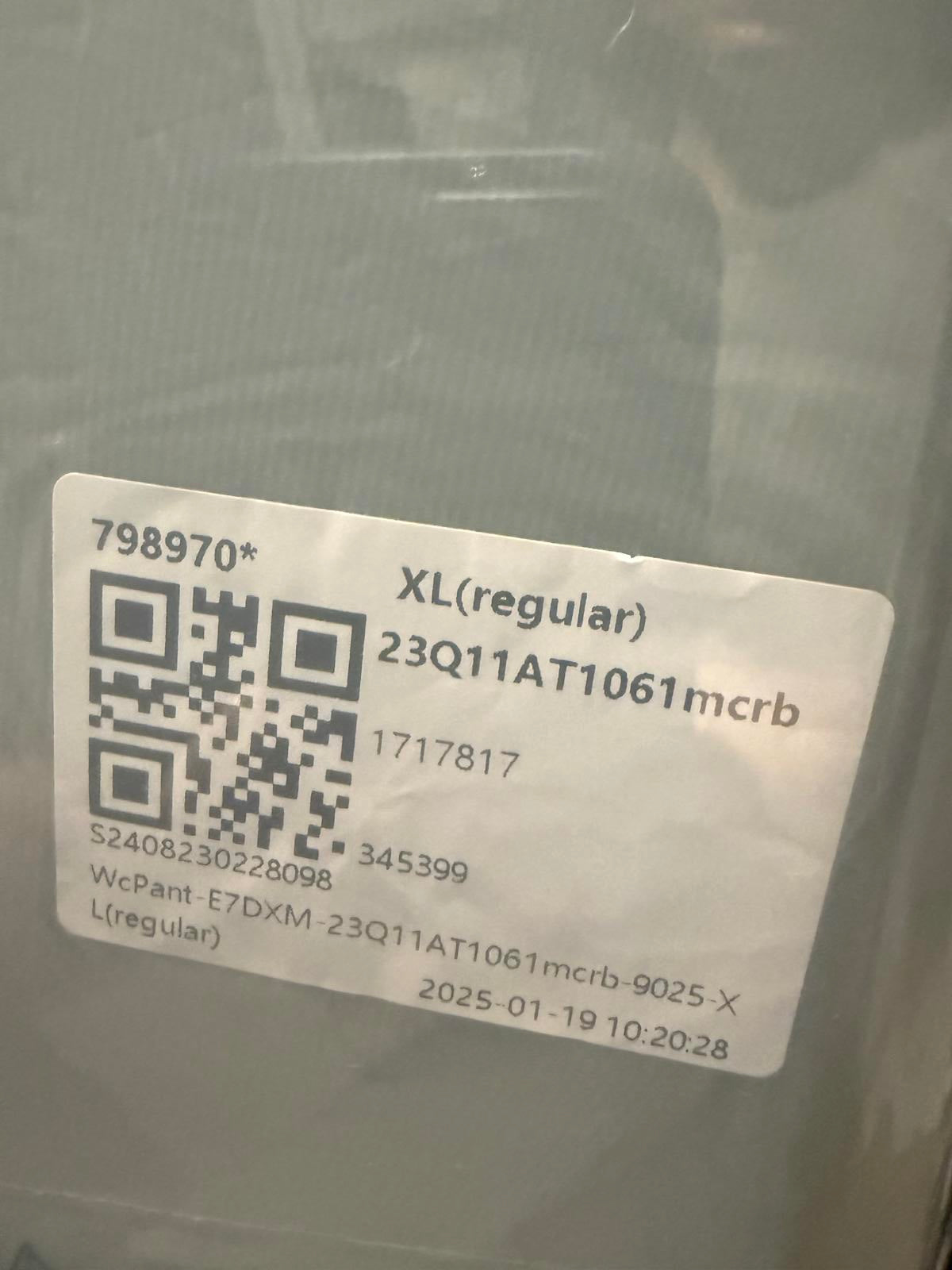 NWT Halara Flex High Waisted Pocket Wide Leg Micro Waffle Work Pants Mosstone XL