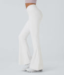 Halara UltraFlare Leggings Crossover High Waisted Pocket Size M