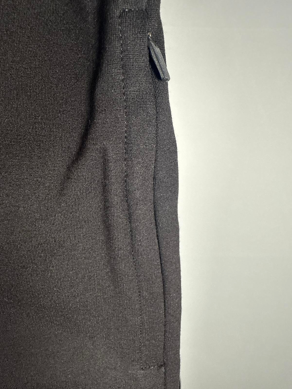 NWT Halara Flex Mid High Waist Tummy Control Side Zip Slim Work Pants Black S