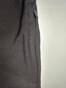 NWT Halara Flex Mid High Waist Tummy Control Side Zip Slim Work Pants Black S