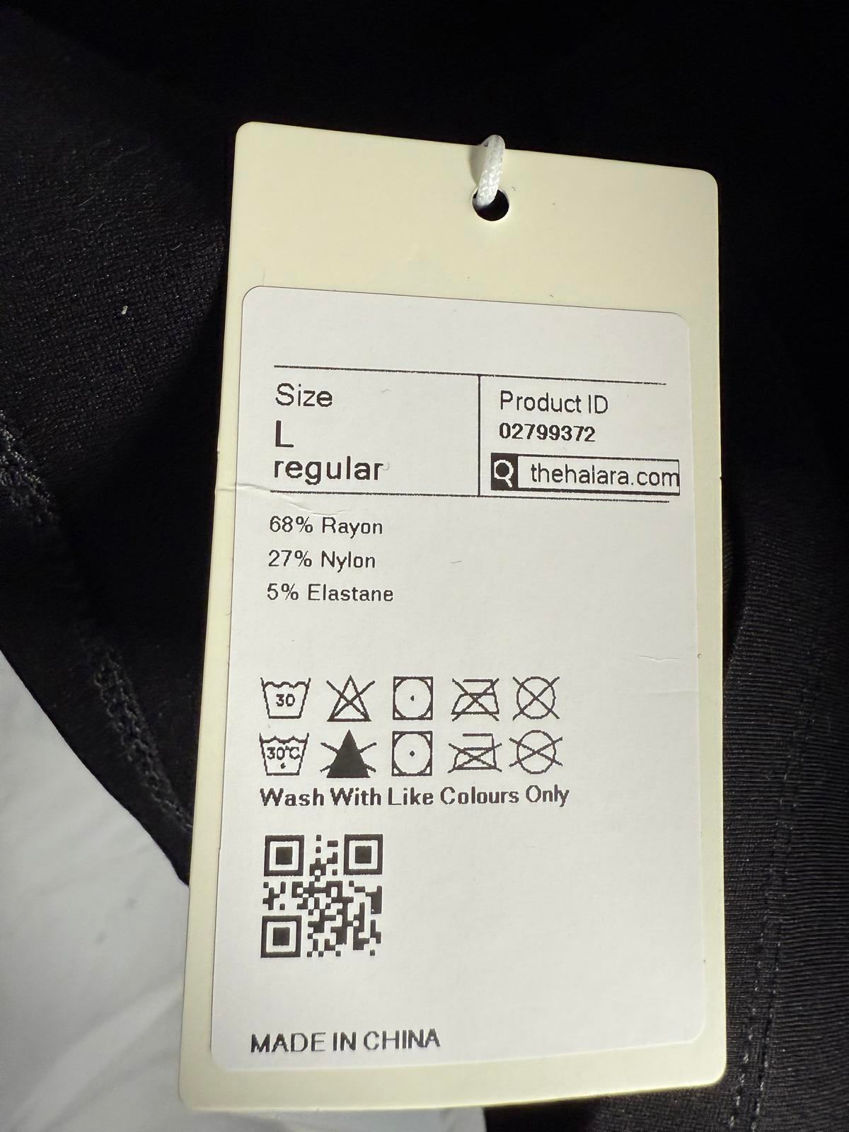 NWT Halara High Waisted Bodycon Work Pencil Skirt Black L