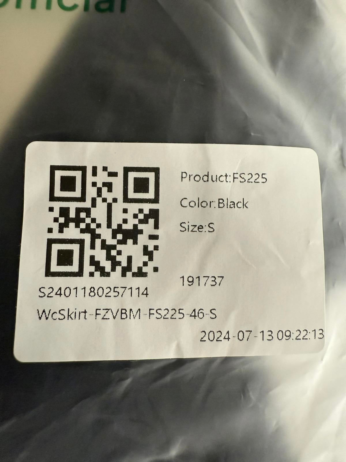 NWT Halara High Waisted Ruched Crossover Hem Bodycon Mini Casual Skirt S