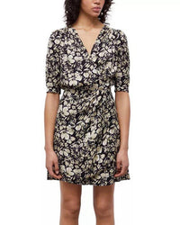 NWT The Kooples Twill Flowers Dress US Size Medium $365 MRSP