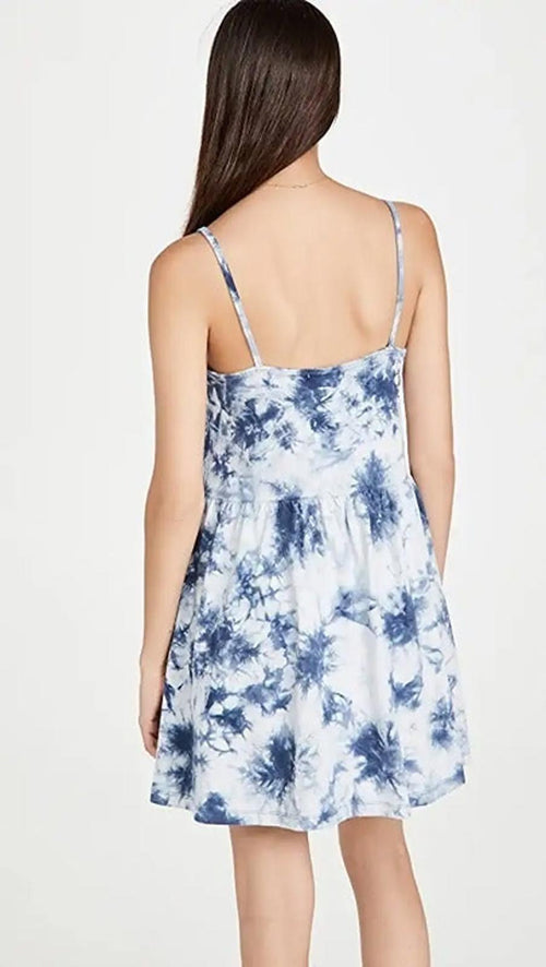 NWT REVOLVE by Z Supply Kona Black Iris Mini Dress Size S