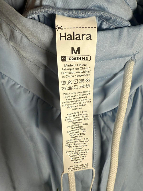 Halara High Waisted Drawstring Side Pocket Curved Hem Running Short Size M