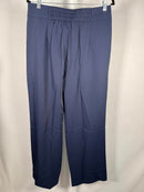 NWT Halara High Waisted Zipper Pocket Shirred Straight Leg Work Pants Size Large