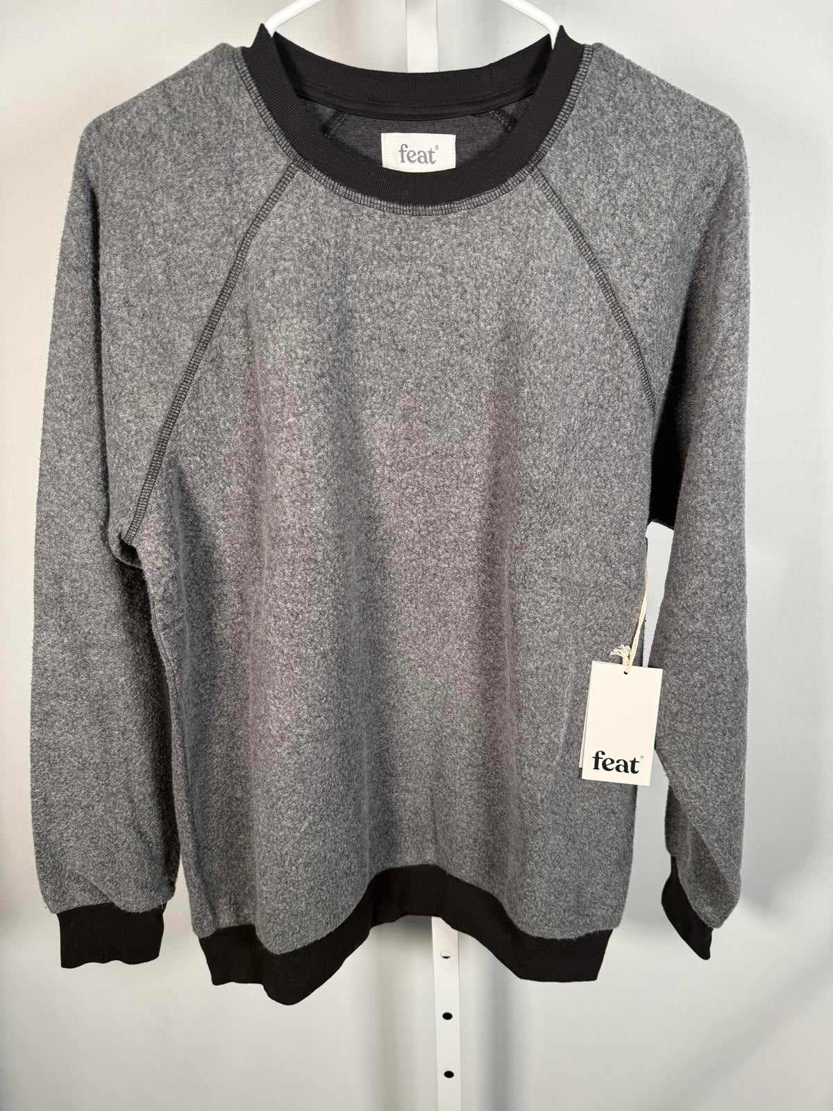 Feat Unisex HazyBlack BlanketBlend Crewneck Size M NWT