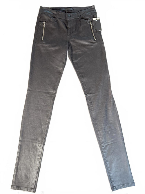 Joes JeansJet Black Rollin Zip Skinny Jeans Size 27. NWT