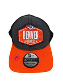 Denver Broncos New Era 39THIRTY NFL Draft Stretch Fit Mesh Back Hat L/XL
