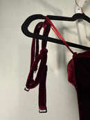 Jovani 42665A Size 8 NWT Burgundy Strapless or with Optional Straps included