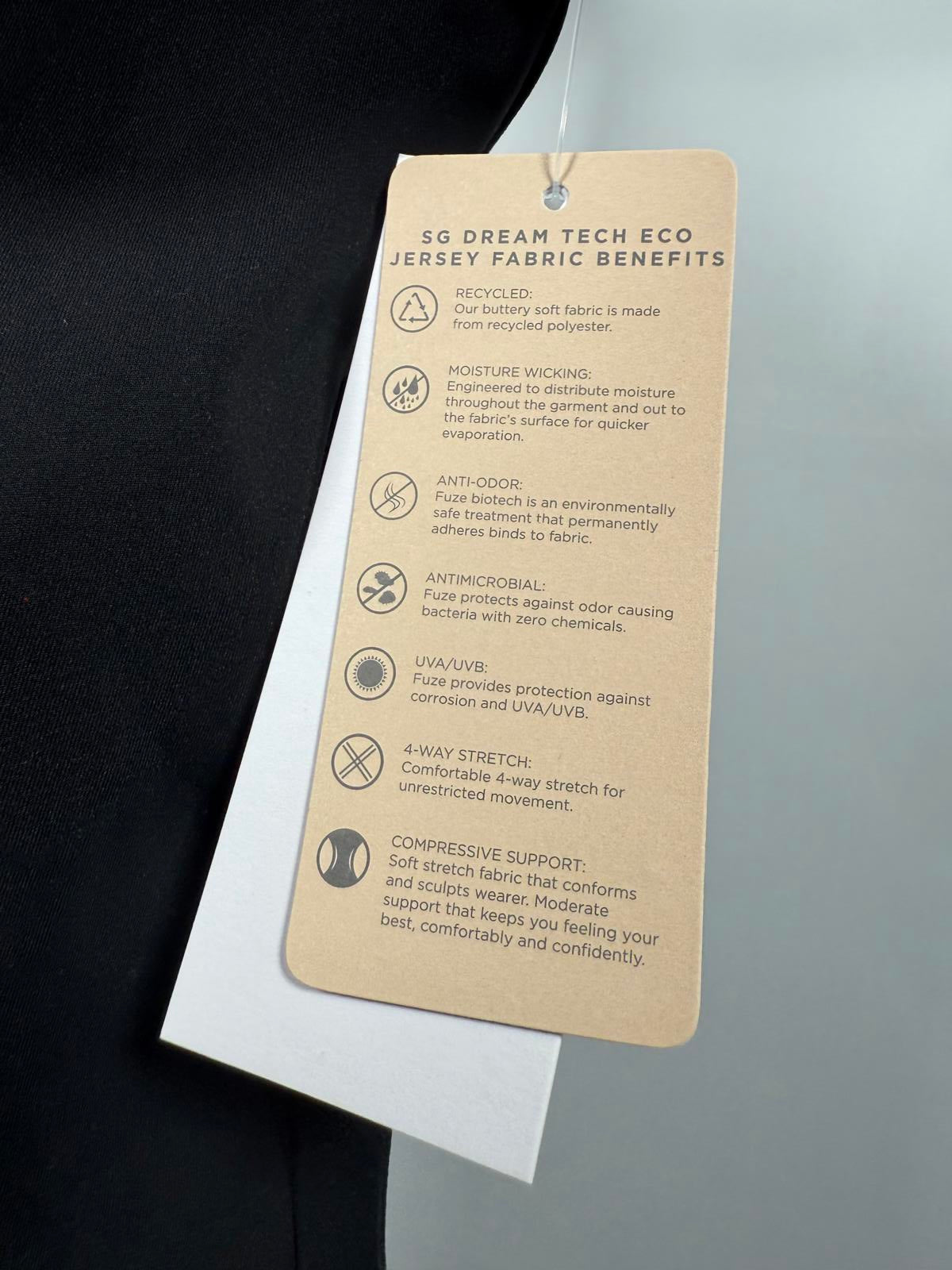 Spiritual Gangster Kaci Asymmetric Active Women’s Dress Black- S