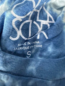 NWT REVOLVE by Chaser Rebel Vintage T Shirt Rolled Atlantic Tie Dye S