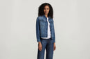 NWT G-Star RAW Arc 3D Denim Jacket Women’s Size S Faded Santorini Stretch
