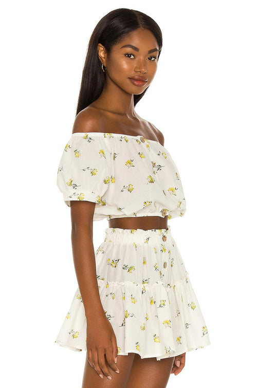 NWT Revolve by Eberjey Harper Nostagia Garden Blouse L