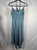 NWT Halara Breezeful™ Shirred High Low Flowy Quick Dry Maxi Slip Dress Size - M