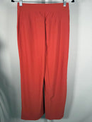NWT Halara High Waisted Body Sculpt Waist-Slimming Micro Waffle Work Pant Red S