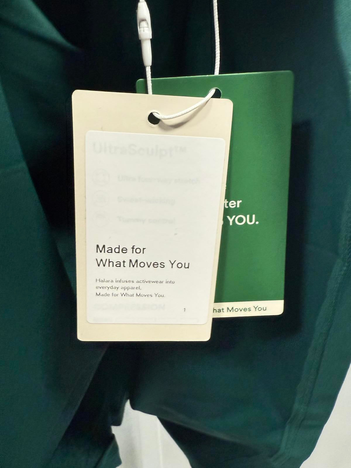 NWT Halara Mock-neck Long Sleeve Pocket Flare Maxi Casual Dress Size XS