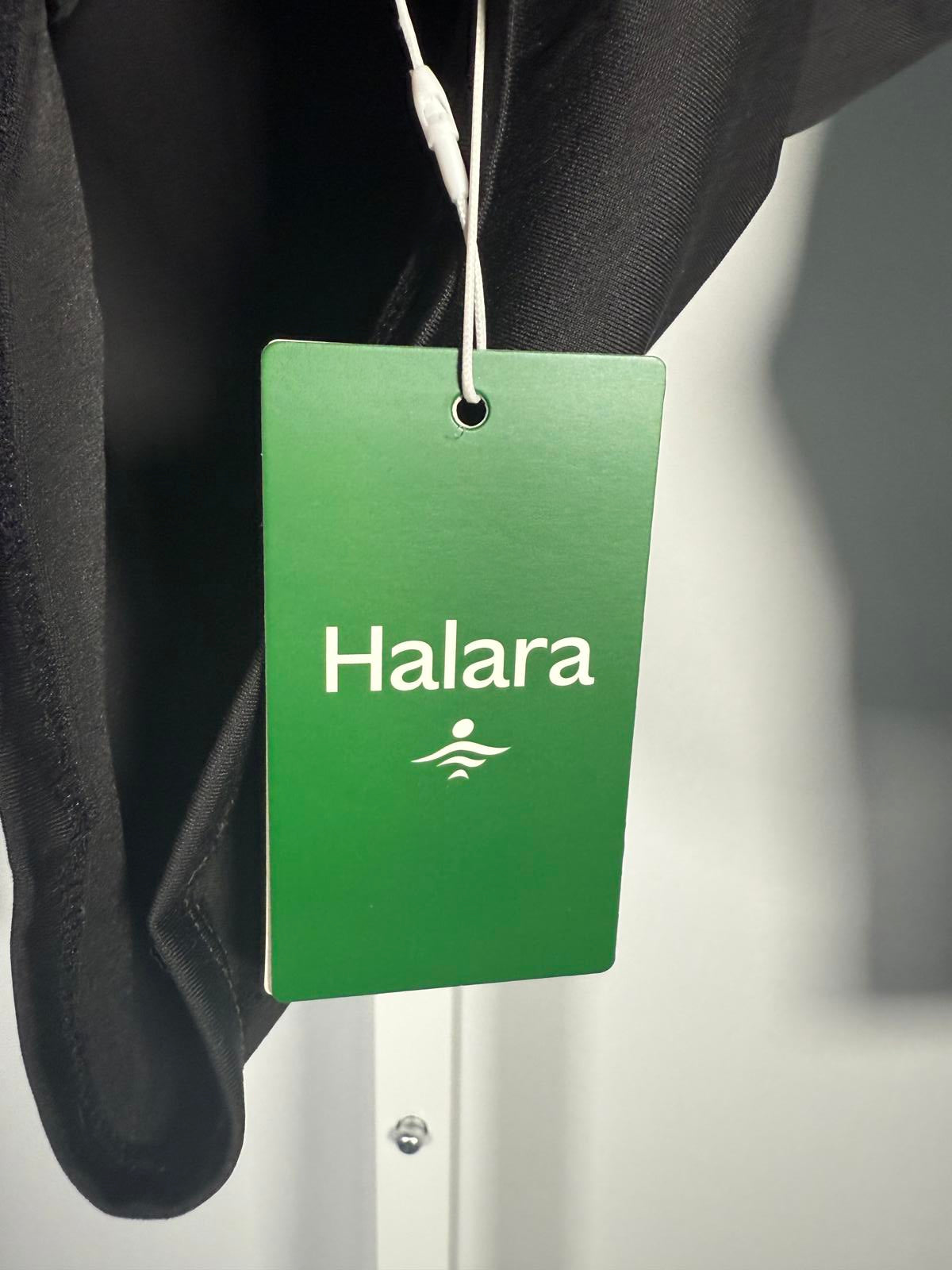 NWT Halara Boat neck long sleeve Tshirt Black L