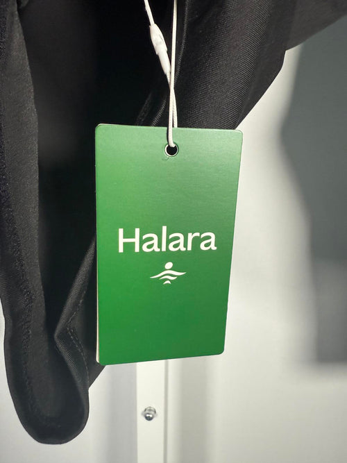 NWT Halara Boat neck long sleeve Tshirt Black L