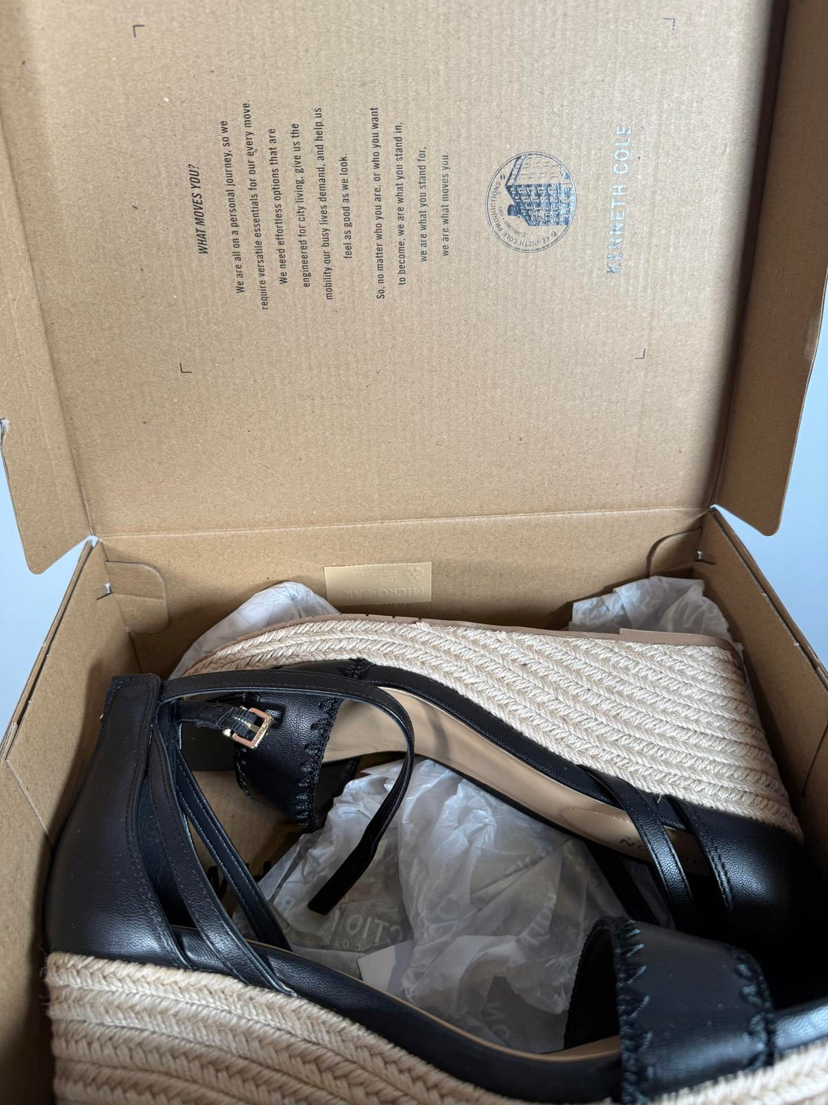 Kenneth Cole Reaction Colton Womens Back Zipper Strappy Ankle Strap - 11 NWB