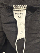 NWT Halara Deep V Neck Sleeveless Tie Back Cut Out Pocket Flowy Dress Black M