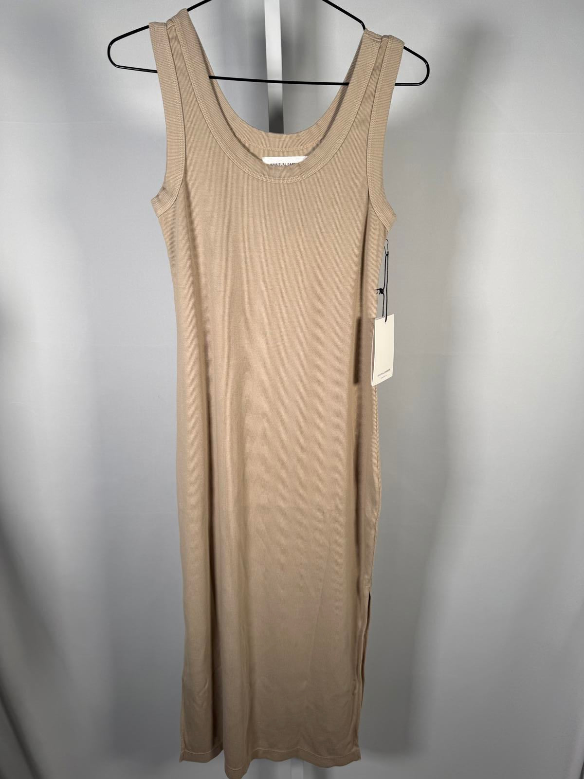 NWT Spiritual Gangster Camille Rib Knit Midi Dress Size Medium
