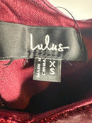 NWT Lulus Mesmerizing Impression Mauve Pink Mixed Media Halter Maxi Dress XS