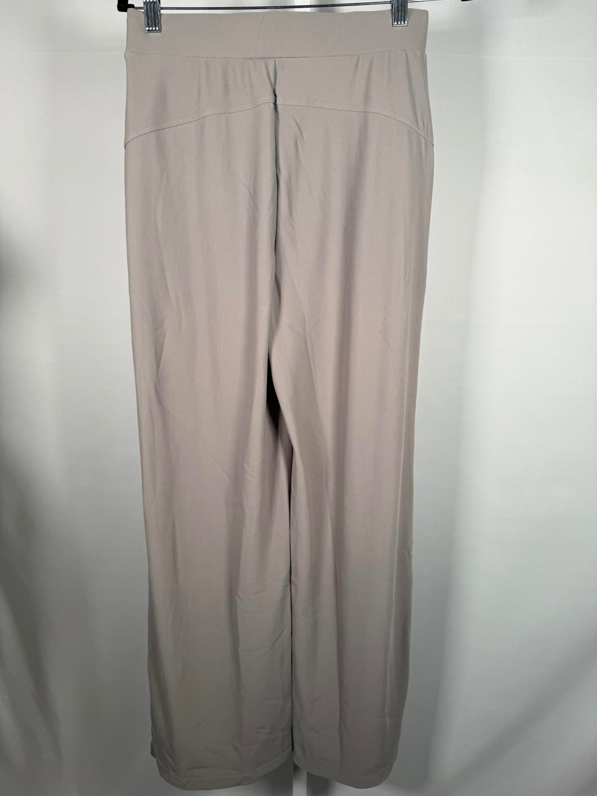 NWT Halara Flex Body Sculpt Waist-Slimming Wide Leg Micro Waffle Pant Small-Tall