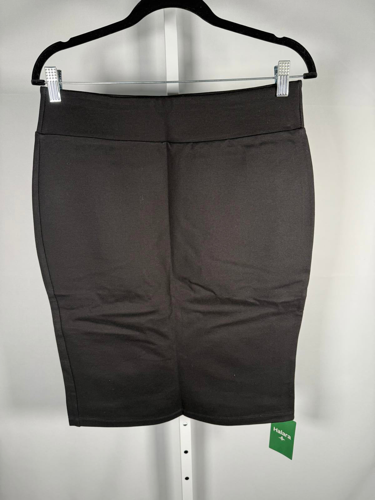 NWT Halara High Waisted Bodycon Work Pencil Skirt Black L