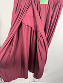 NWT Halara Breezeful High Waisted Split 2-in-1 Flowy Maxi Skirt Amaranth S