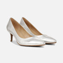 Naturalizer Everly Pump Silver Size 9 NWB