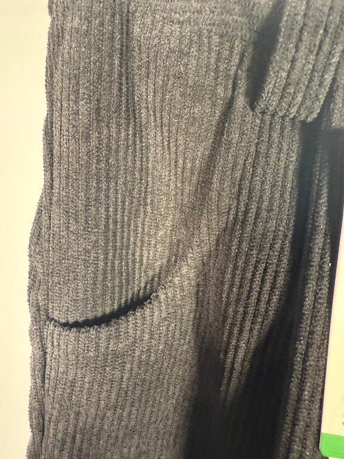 NWT Halara Mid Rise Zipper Pocket Corduroy Casual Pants Black XS Petite